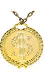 Hip hop dollar ketting