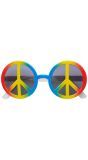 Hippie bril meerkleurig
