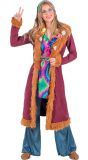 Hippie kostuum dames rood compleet