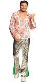 Hippie man kostuum met disco broek