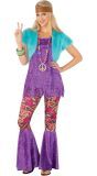 Hippie Outfit Vrouwen Paars