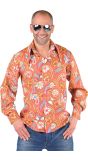 Hippie overhemd oranje