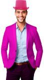Hoge hoed luxe roze
