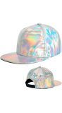 Holografische Pet Zilver Dames Mannen