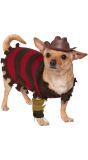 Hond Kostuum Halloween Freddy Krueger