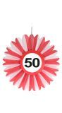 Honingraat waaiers verkeersbord 50 jaar