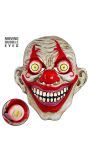 Horror Clown Masker met Goggly Eyes Heren