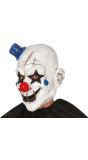Horror clown met muts masker halloween