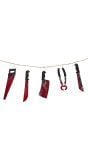 Horror gereedschap slinger halloween 180cm
