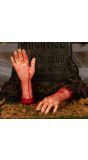 Horror hand afgehakt