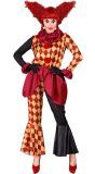 Horror Killer Clown Pak Halloween Rood Dames