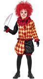 Horror Killer Clown Pak Halloween Rood Jongens