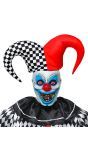 Horror masker met hoed nar mannen