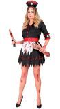 Horror Verpleegster Pak Halloween Zwart Vrouwen