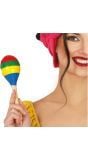 Houten Samba Maraca Meerkleurig