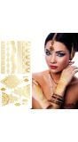 Indiaase Nep Tattoos Goud