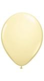 Ivoor witte metallic ballonnen 10 stuks