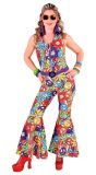 Jaren 60 hippie jumpsuit vrouwen