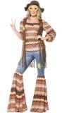Jaren 70 dames hippie outfit