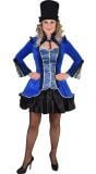 Jasje carnaval vrouwen blauw