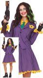 Joker jurk halloween dames