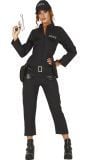 Jumpsuit zwart politie
