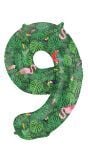 Jungle Vibe Cijfer 9 Folieballon