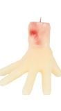 Kaars afgehakte hand