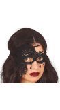 Kanten Oogmasker Zwart Half
