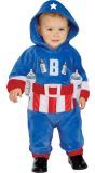 Kapitein Melk Superheld Outfit Baby