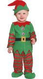 Kerst elfje kostuum baby
