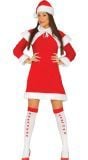 Kerst jurkje dames rood