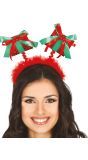 Kerst pailletten hoofdband met cadeautjes