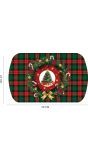 Kerstboom dienblad rood groen