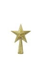 Kerstboom topper ster glitter goud 37cm