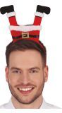 Kerstman hoofdband met benen