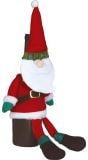 Kerstman wijnfles versiering 45cm