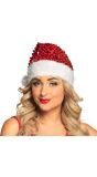 Kerstmuts met pailletten