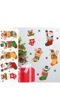 Kerstsokken sneeuwpop muurstickers