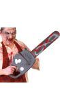 Kettingzaag met bloed Halloween