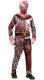 Killer Clown Halloween Outfit Jongens