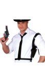 Klassiek maffia pistool met holster
