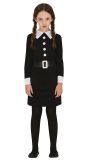 Klassiek Wednesday Addams outfit kind