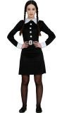 Klassiek Wednesday Addams Outfit Kind 14-16 Jaar