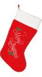 Klassieke kerst cadeausok rood 70cm