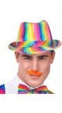 Kleine snor oranje heren