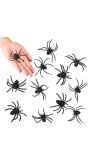 Kleine spinnen set halloween 12x