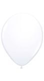Kleine witte basic ballonnen 20 stuks