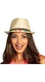 Kleurige Fedora Lama Stijl
