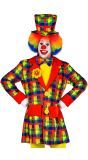 Kleurrijke clownsjas